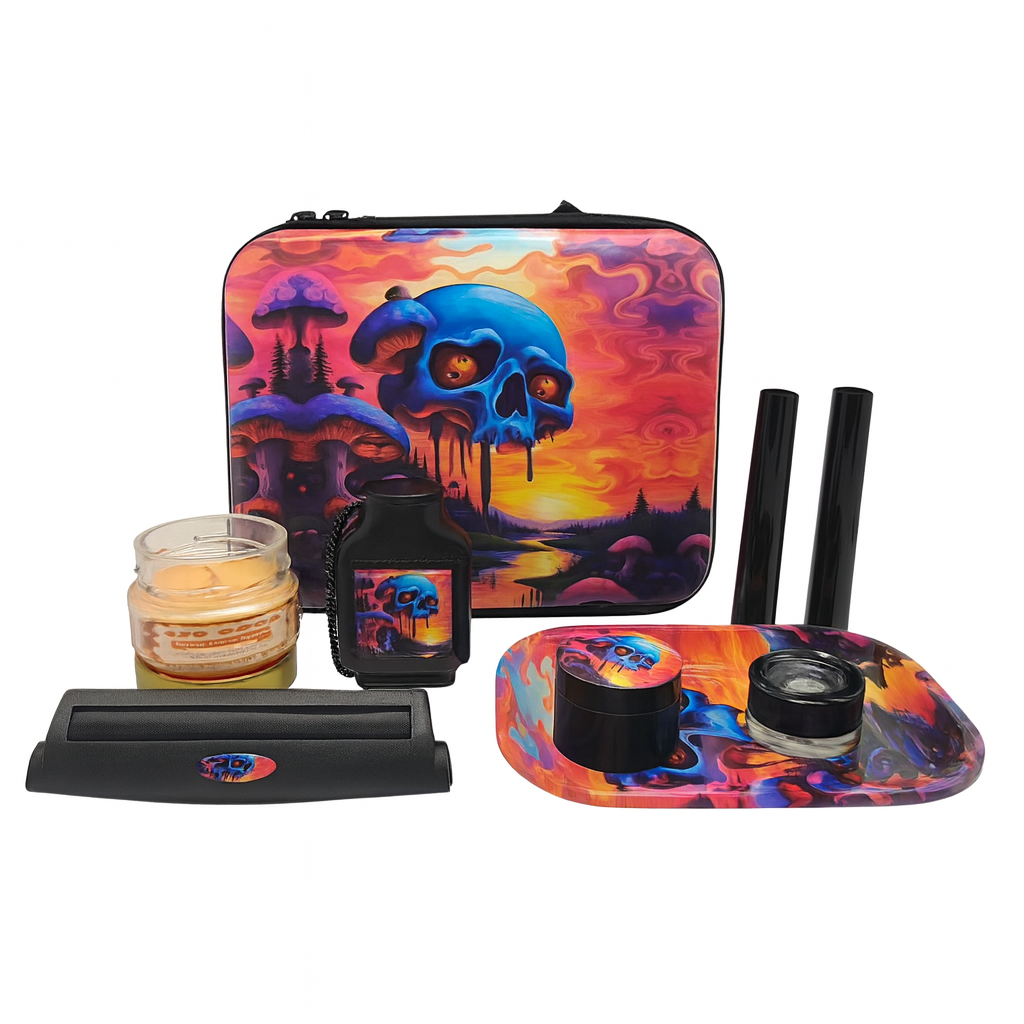 Space Theme Portable Smoking Accessories Kit – Multifunction Travel Case