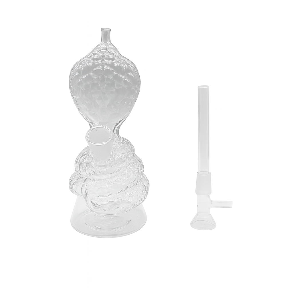 Cobra Snake Glass Bong | Creative Serpent Design Water Pipe