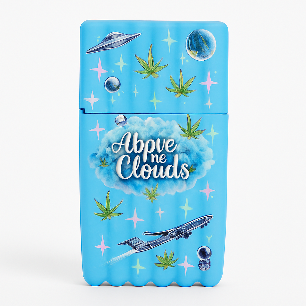 Above the Clouds 5-Tube Cone Paper Storage Jar – Space Design Airtight Container