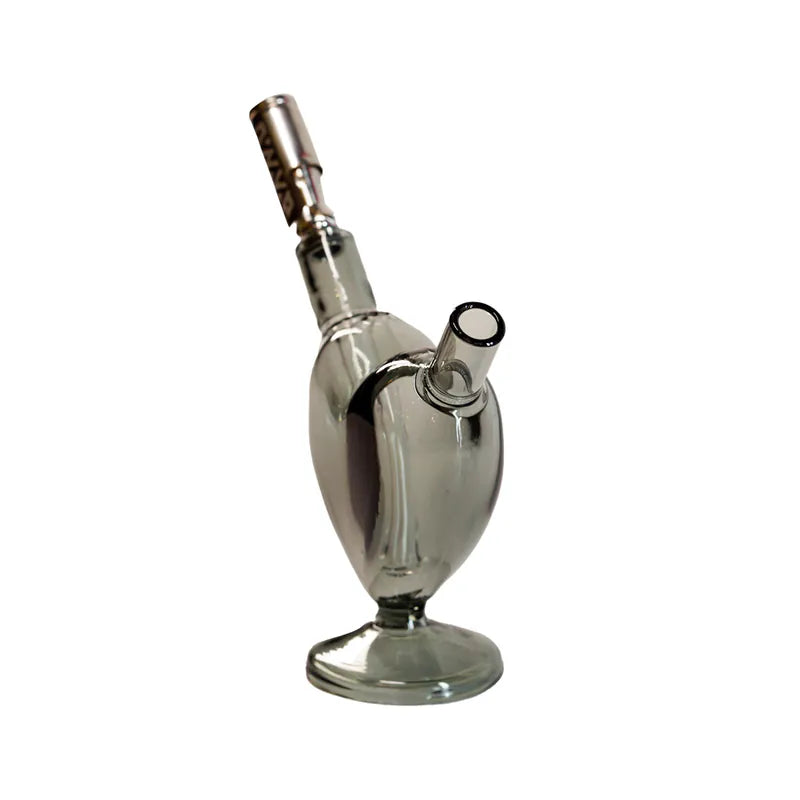 Heart-Shaped Glass Water Pipe Bong – Unique Romantic Design