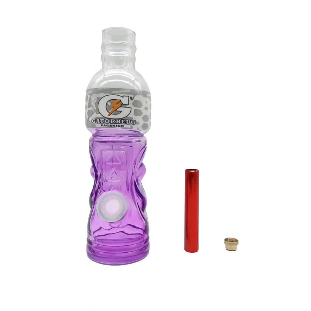 Gatorbeug Facekick Bottle Bong – Creative Sports Drink Style Water Pipe